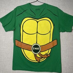 TMNT Teenage Mutant Ninja Turtles Costume T-Shirt Green Medium 2013 Viacom